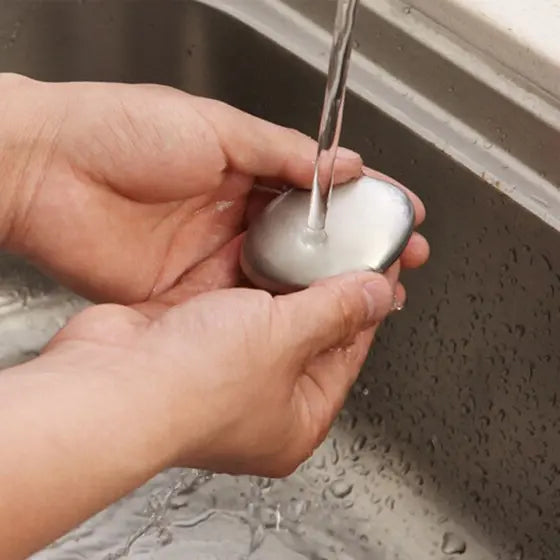 Sabonete Mágico Aço Inox - Tira Cheiro Das Mãos