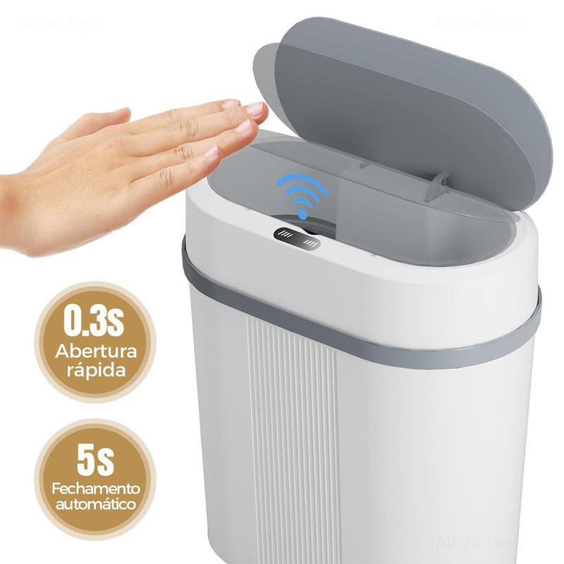Lixeira automática com sensor inteligente