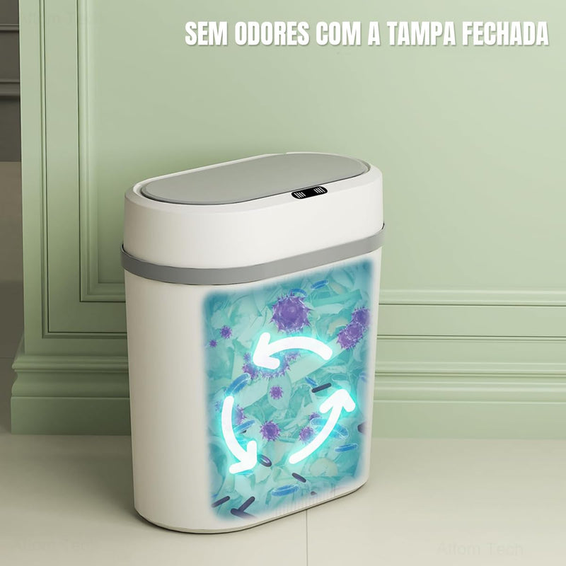 Lixeira automática com sensor inteligente
