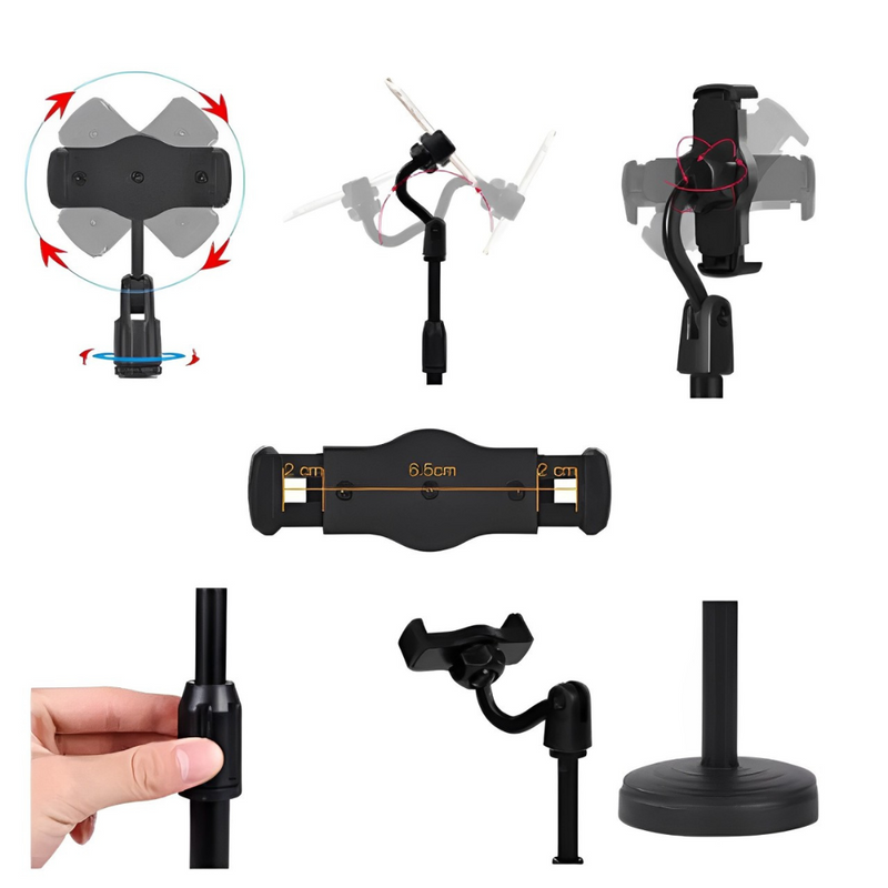 Suporte Articulável de Mesa Para Celular - 360°