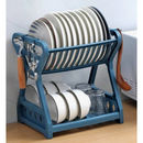 Escorredor e Organizador de Louças Duplo