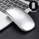 Mouse sem Fio Bluetooth e Recarregável com LED
