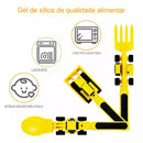 Conjunto Refeição Criativa - Louças e talheres sensoriais para crianças