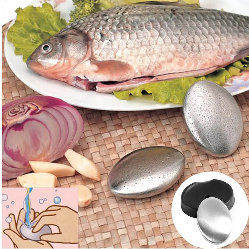 Sabonete Mágico Aço Inox - Tira Cheiro Das Mãos