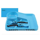 Conjunto Refeição Criativa - Louças e talheres sensoriais para crianças