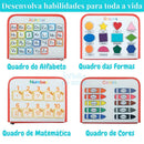 Maleta Sensorial Brinquedo Educativo Montessori