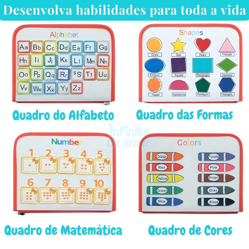 Maleta Sensorial Brinquedo Educativo Montessori