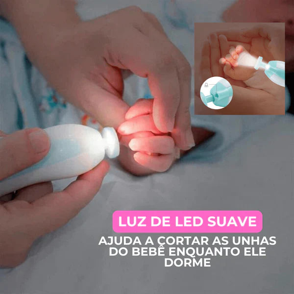 Aparador de Unhas Infantil - Elétrico e Silencioso