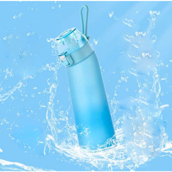 Garrafa de Água AQUASENSE + 2 Anéis de Aroma - Hidratação Fácil e Inovadora