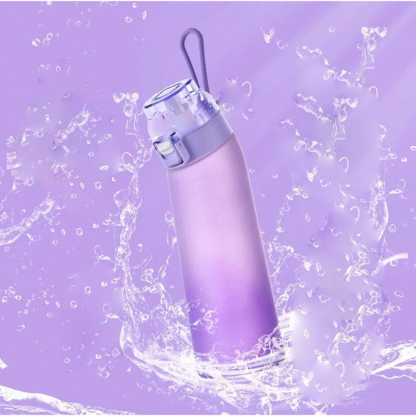Garrafa de Água AQUASENSE + 2 Anéis de Aroma - Hidratação Fácil e Inovadora