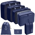 Kit 7 Peças Bolsas Organizadoras Para Mala/Mochila