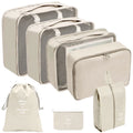 Kit 7 Peças Bolsas Organizadoras Para Mala/Mochila