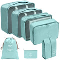 Kit 7 Peças Bolsas Organizadoras Para Mala/Mochila