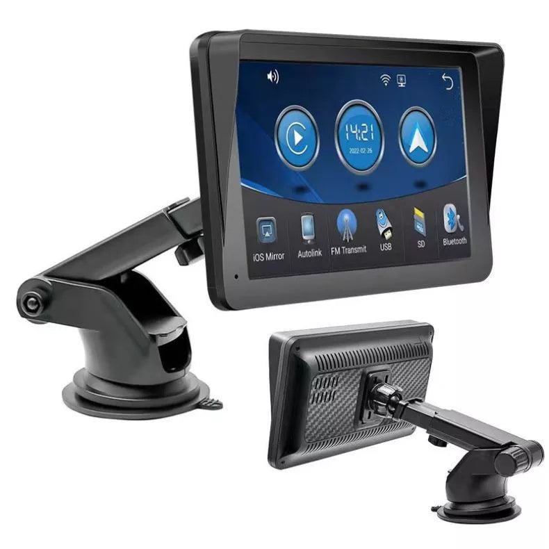 Multimídia Para Carro - Carplay Android e IOS com Câmera de Ré