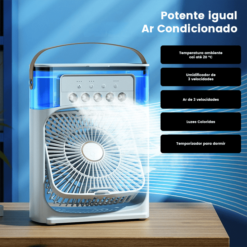 FrezeAir Ar Condicionado e Umidificador Portátil