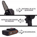 Mini Motosserra - Bateria Recarregável