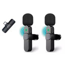 Microfone Celular Sem Fio Duplo - Tipo C