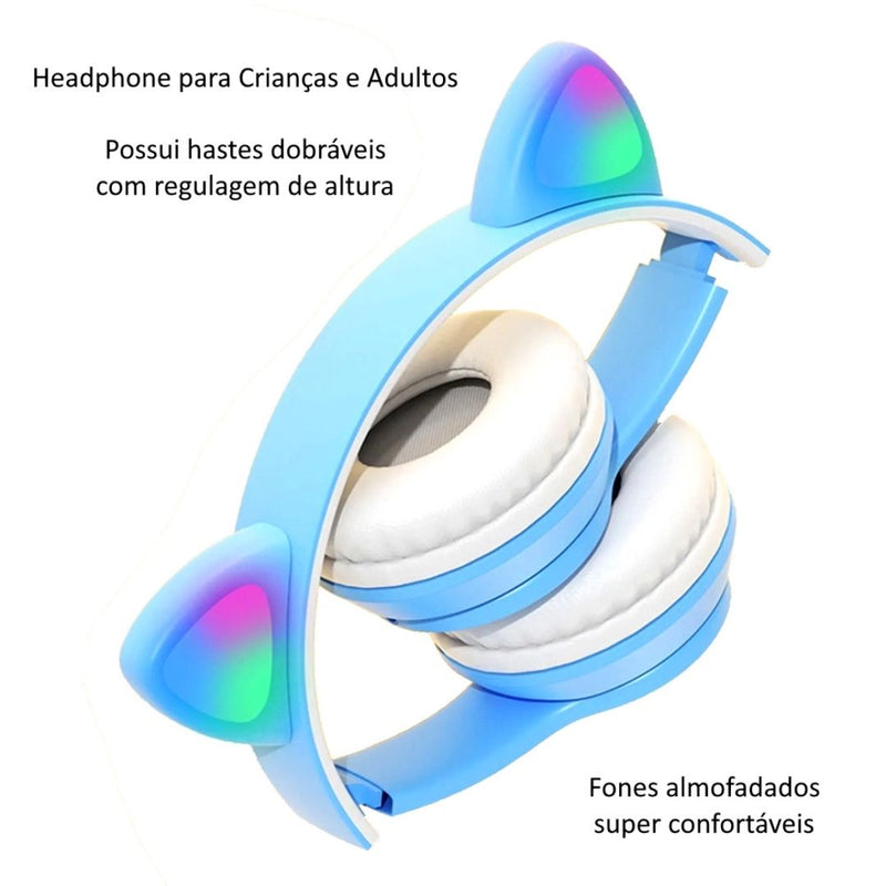 Fone de Ouvido Sem Fio com Microfone