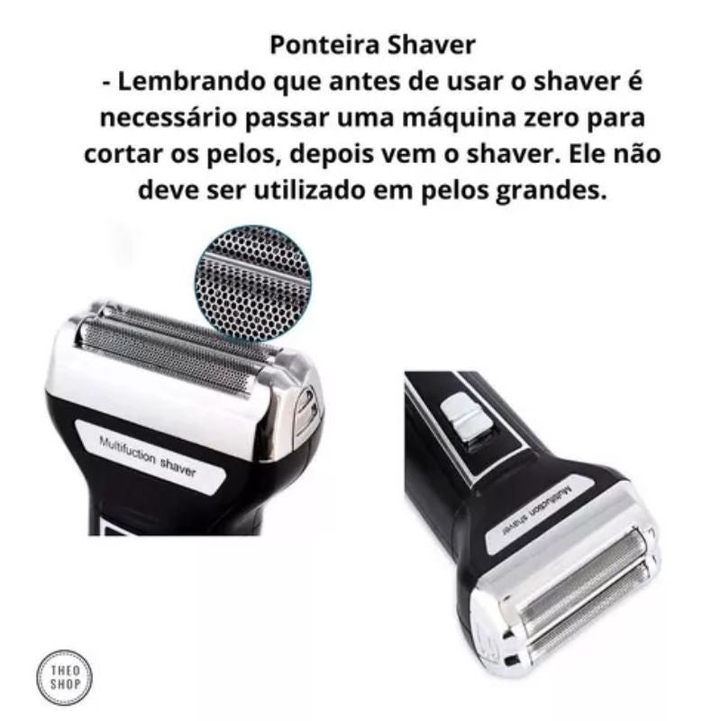 ClickShave 3 em 1 - Aparelho De Barbear
