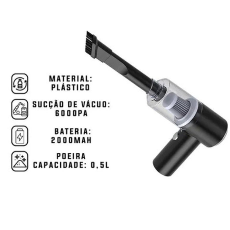 Click Clean Pro - Aspirador de Pó Portátil