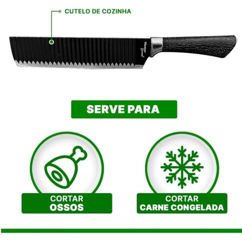 Conjunto Profissional do Chef - 6 Peças