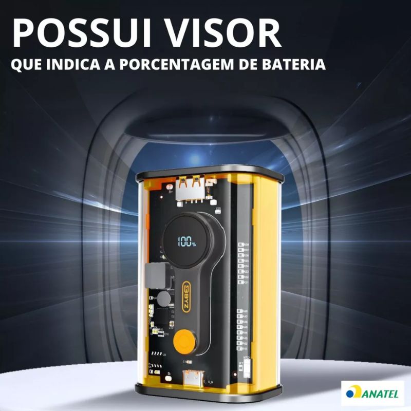 Power Bank - Carregador Portátil  10.000 Turbo