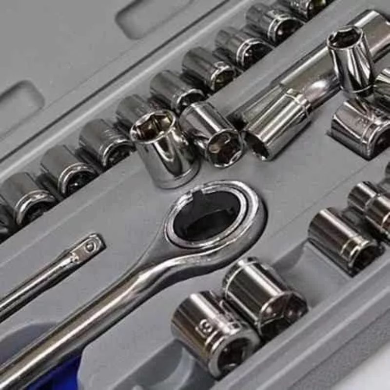 Kit Jogo De Ferramentas Com 40 Peças