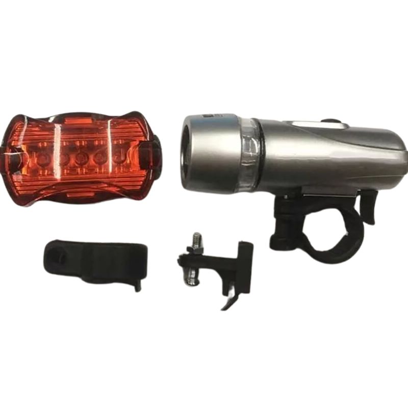 Kit Bike - Lanterna Led + Sinalizador Traseiro Recarregável