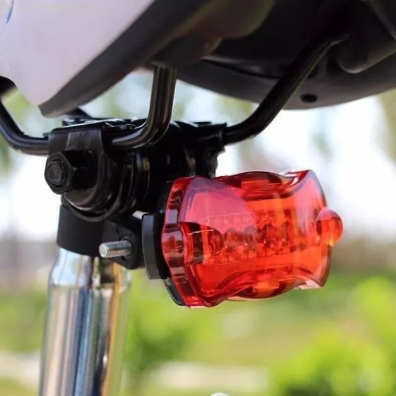 Kit Bike - Lanterna Led + Sinalizador Traseiro Recarregável