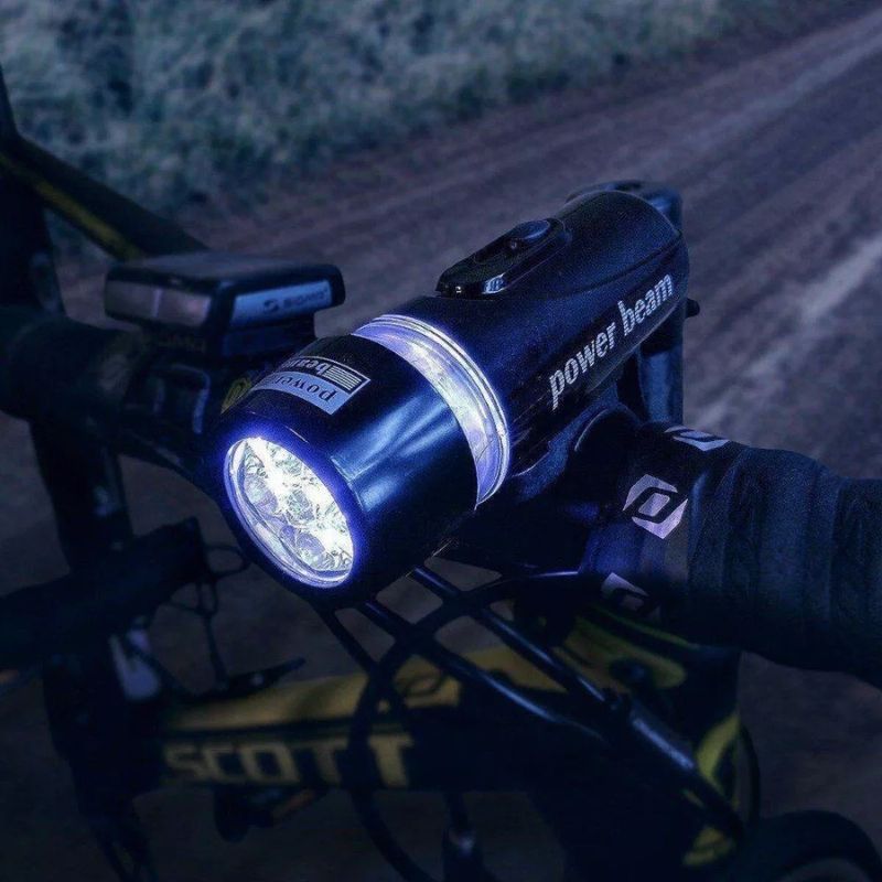 Kit Bike - Lanterna Led + Sinalizador Traseiro Recarregável
