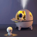 Umidificador Luminária Foguete com Astronauta