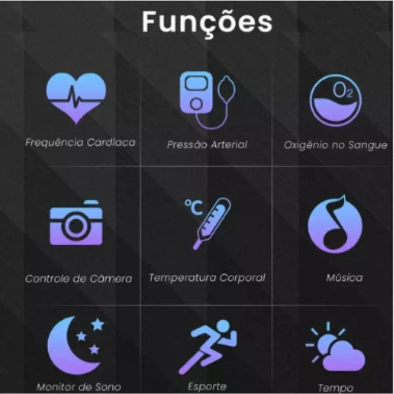 Relógio Smartwatch S28 - MultiFunções
