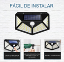 Refletor solar para casa com sensor de presença