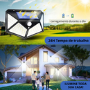 Refletor solar para casa com sensor de presença