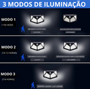 Refletor solar para casa com sensor de presença