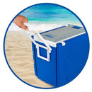 Super Caixa Térmica/Cooler - 32 Litros 3 Em 1 Com Mesa e Rodinhas