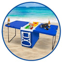 Super Caixa Térmica/Cooler - 32 Litros 3 Em 1 Com Mesa e Rodinhas