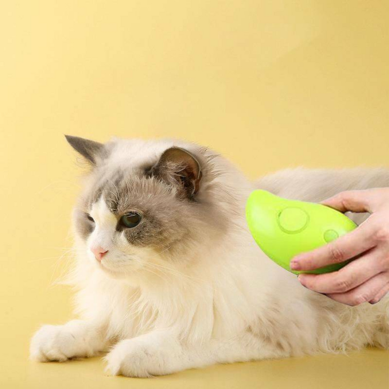 Escova a Vapor Recarregável para Cães e Gatos